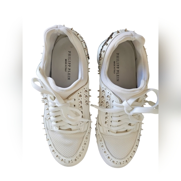 Philippe Plein sneakers with the spikes,leather,mesh, removable insole.Unisex 38 - Picture 1 of 9